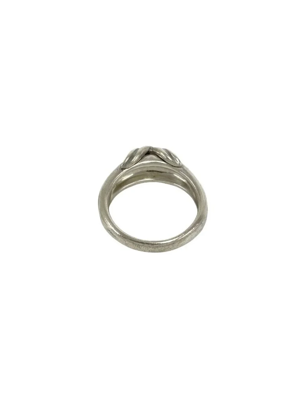 Tiffany & Co Vintage Signature Cross Ring 925 Sterling Silver Accessory